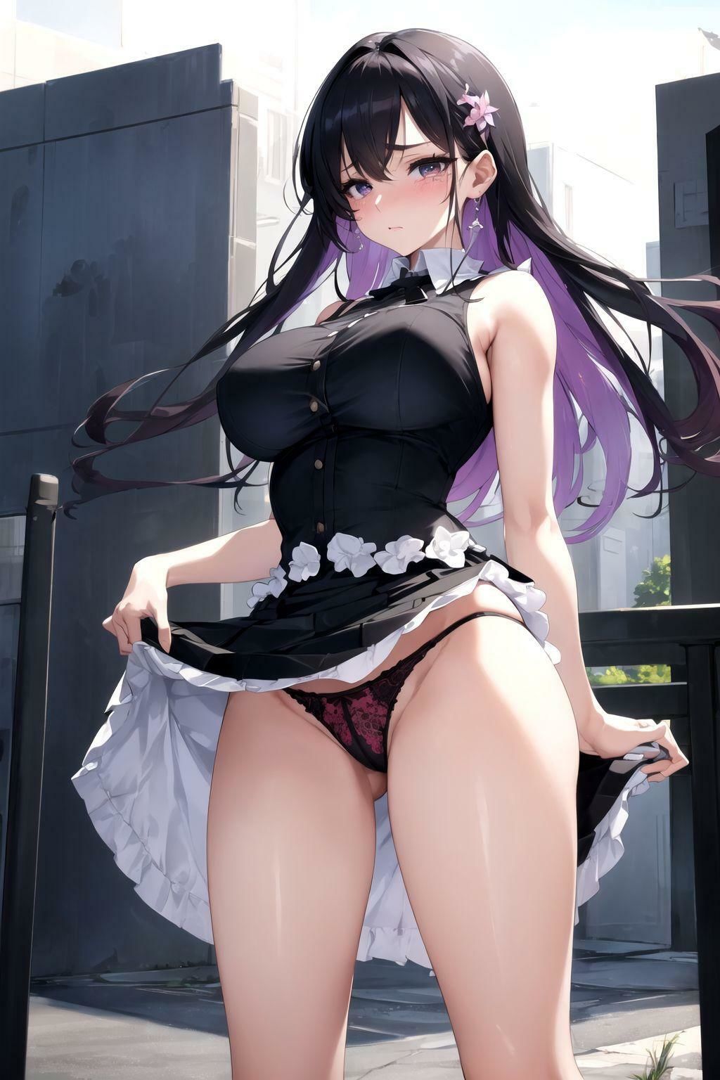 サンプル画像5:彼女はパンツを見せたがっている(きゅうりの里) [d_307551]