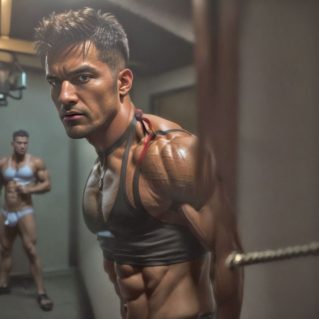 サンプル画像2:筋肉室〜筋肉だけの部屋〜 ＃0002(筋肉室) [d_307572]