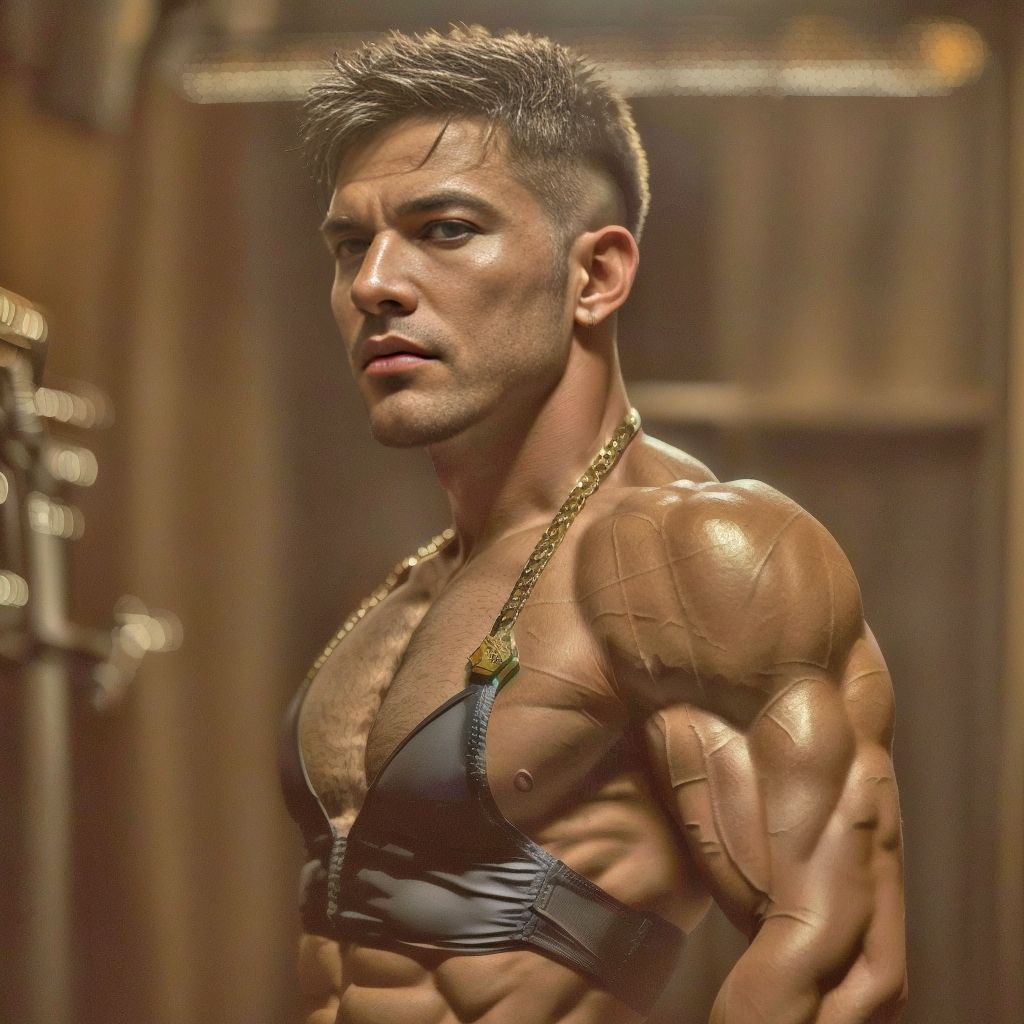 サンプル画像4:筋肉室〜筋肉だけの部屋〜 ＃0002(筋肉室) [d_307572]