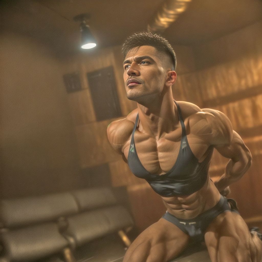 サンプル画像6:筋肉室〜筋肉だけの部屋〜 ＃0002(筋肉室) [d_307572]