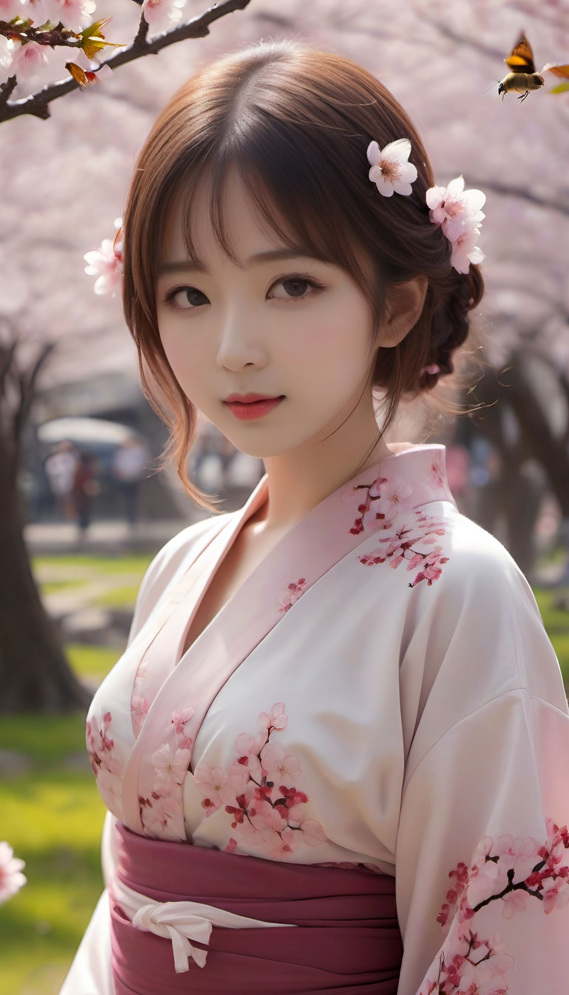 サンプル画像1:ちょっとエッチなJKと桜(新次元社) [d_307612]