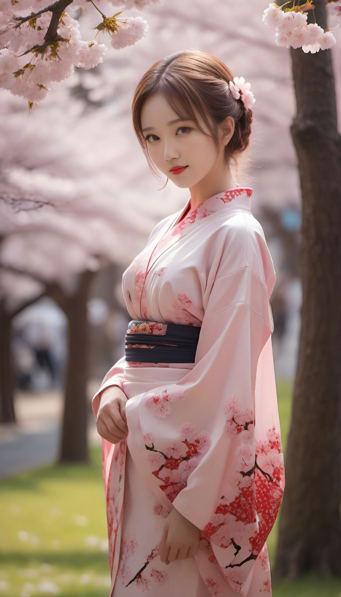 サンプル画像3:ちょっとエッチなJKと桜(新次元社) [d_307612]