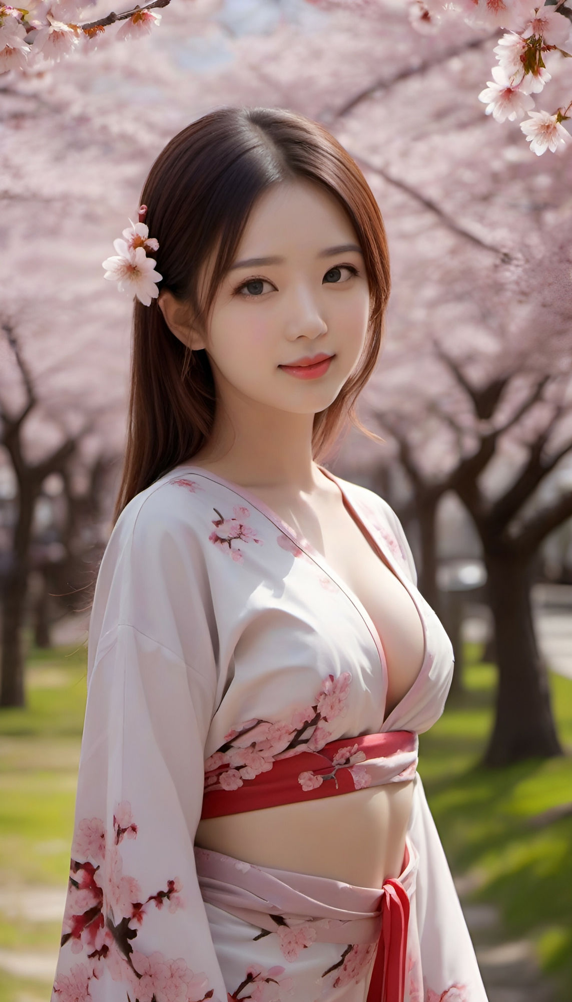 サンプル画像4:ちょっとエッチなJKと桜(新次元社) [d_307612]