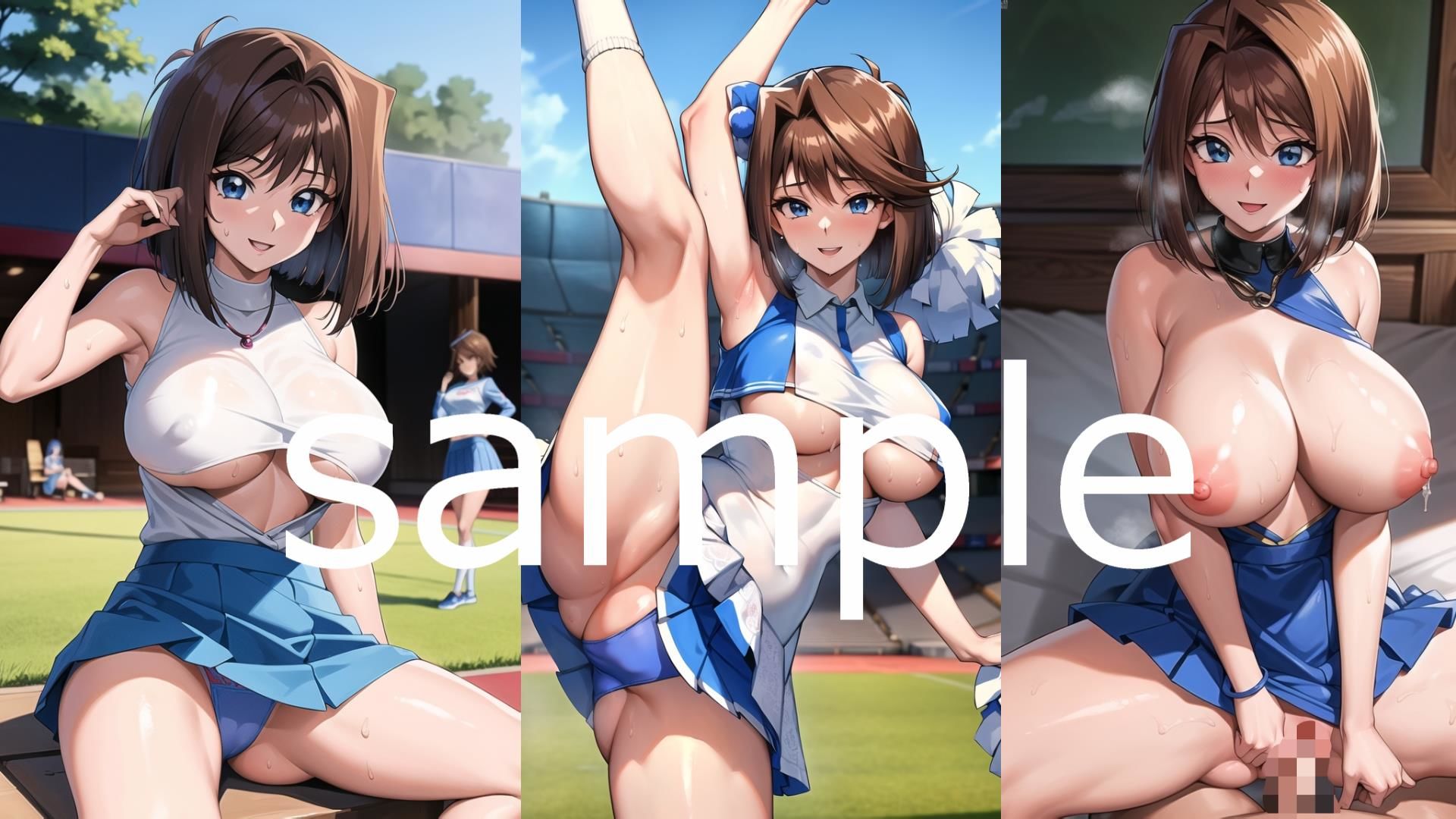 サンプル画像1:遊〇王 真〇杏子 エロイラスト集vol.2(AIアニメ美女ファクトリー) [d_307642]