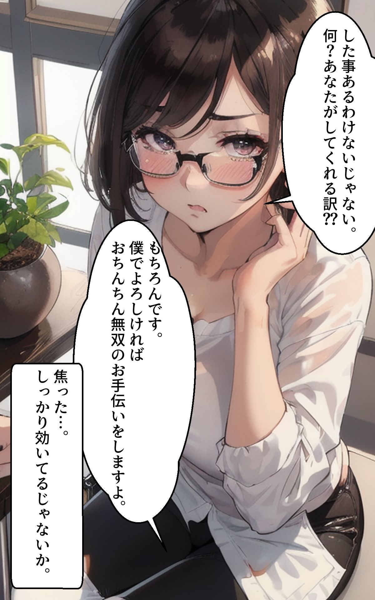 サンプル画像1:洗脳アプリを使った俺がおちんちん無双3(AI-ryoo) [d_307673]