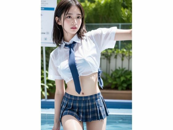 サンプル画像1:女子校生の濡れ透け天国2(くちゃまる) [d_307798]