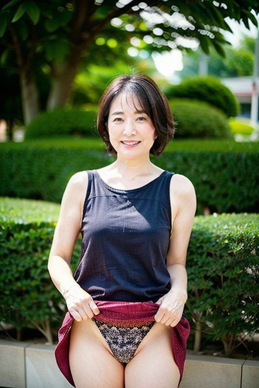 サンプル画像4:おばちゃんのパンツ見て(藤山堂) [d_307800]