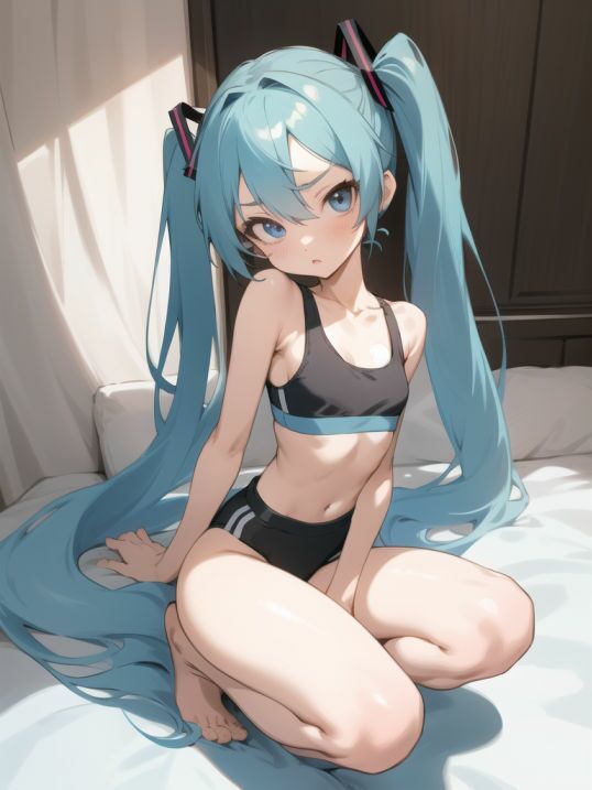 サンプル画像2:〇ミクに色々な衣装を着てもらうイラスト集5(ぬくぬく) [d_307827]