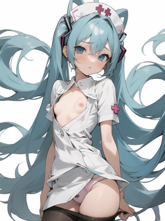 サンプル画像5:〇ミクに色々な衣装を着てもらうイラスト集5(ぬくぬく) [d_307827]