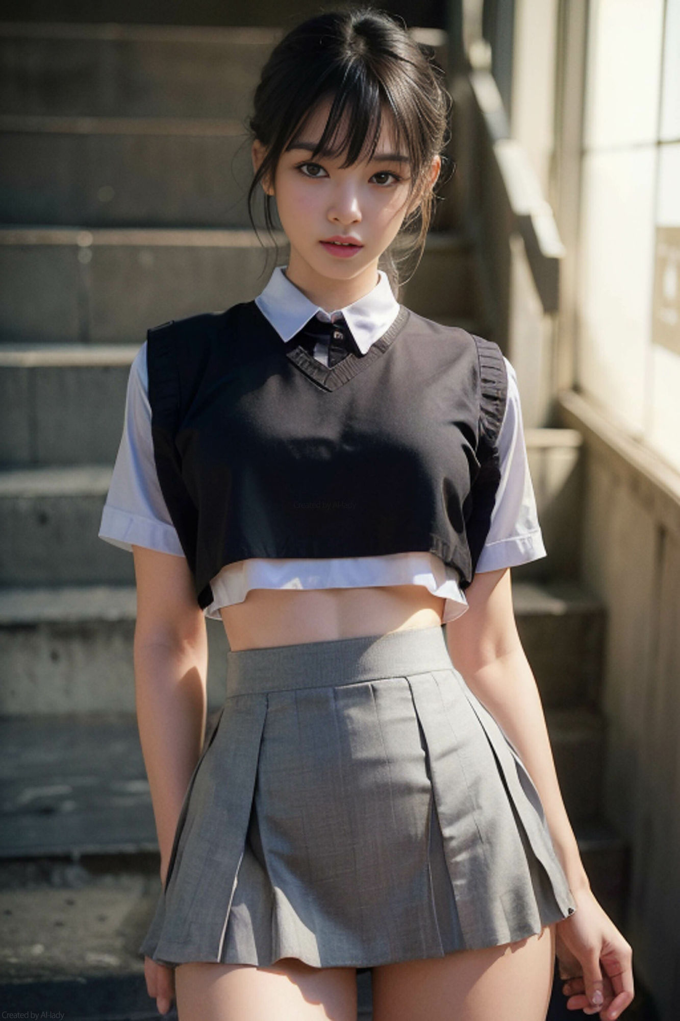 サンプル画像5:AIヌード写真館 019 パンチラ」(AI-lady) [d_307830]