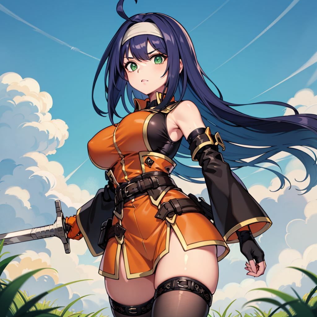 サンプル画像4:敗北の女剣士、ワユ 〜凄腕の剣士が敵に捕らわれおチ〇ポ処理係に堕ちるまでの軌跡〜(（仮）) [d_307848]