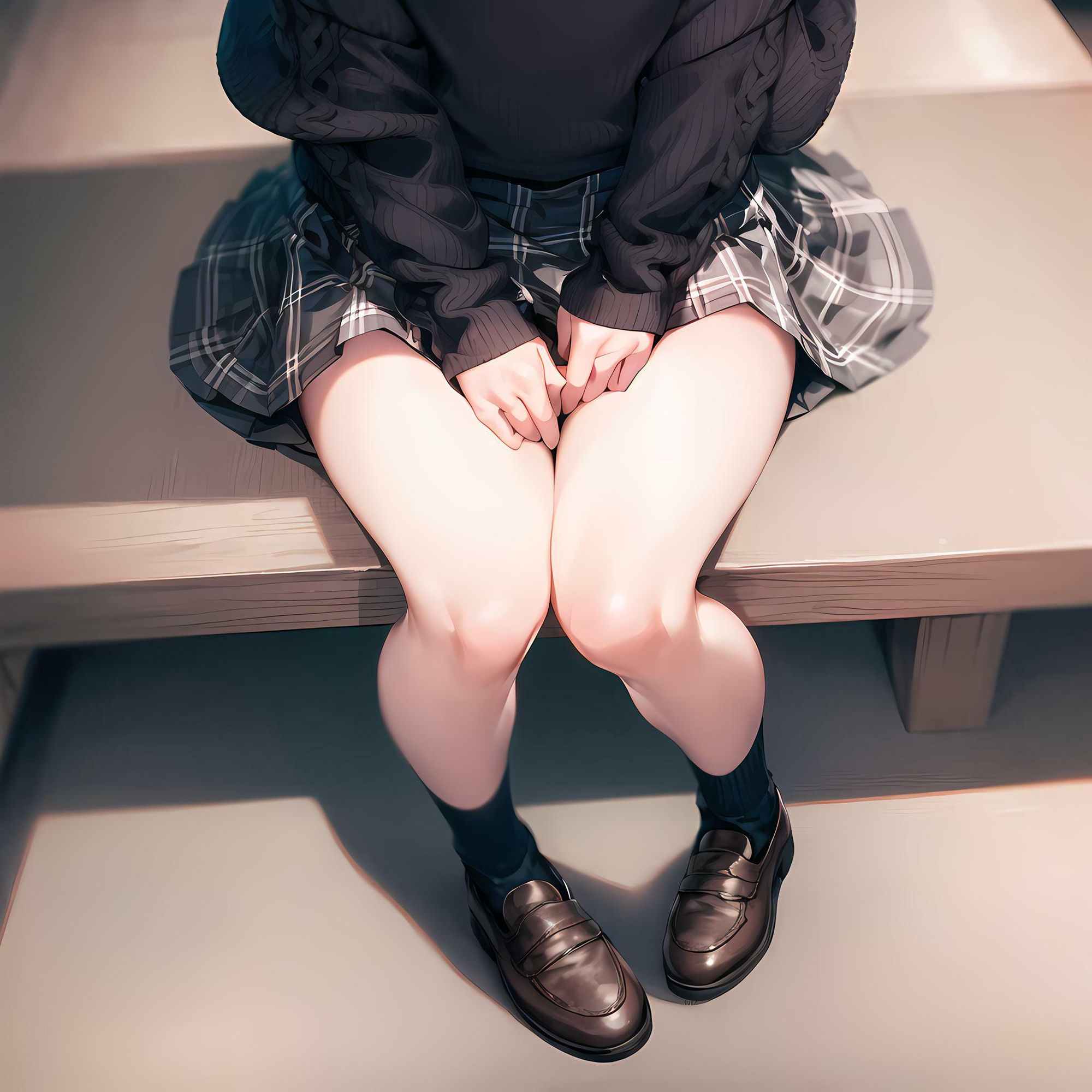 サンプル画像5:脚フェチ 太もも編(フェチ工房) [d_307901]