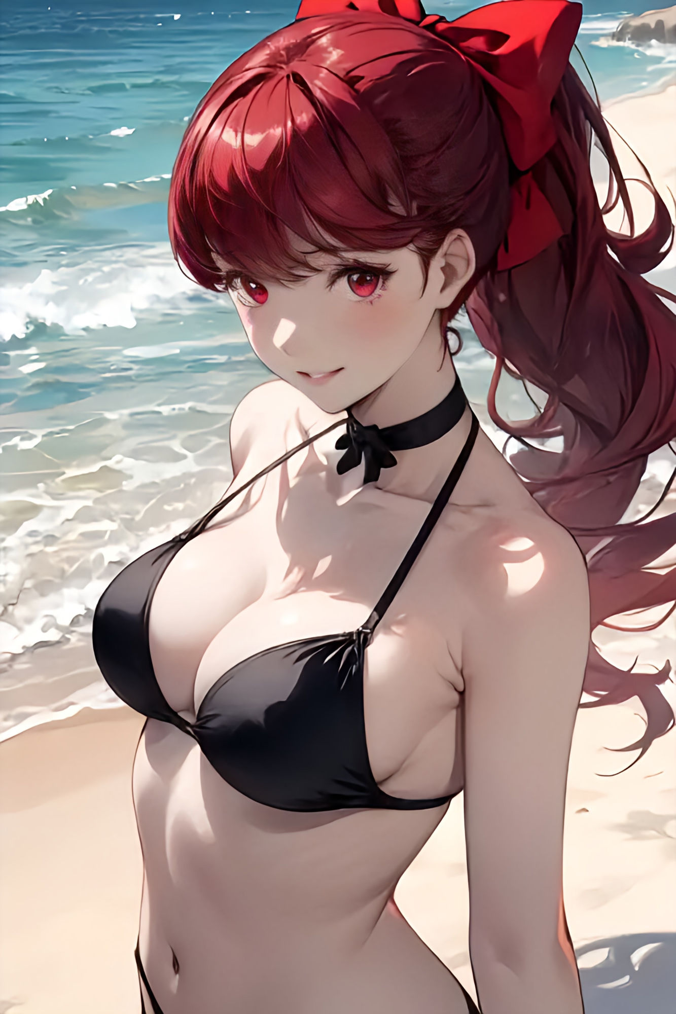 サンプル画像2:芳〇かすみといちゃらぶデート（AI生成）(かわいあい) [d_307936]