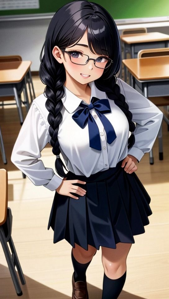 サンプル画像1:同級生のコスプレ、メガネ魔女娘編(べりーパイ) [d_307977]