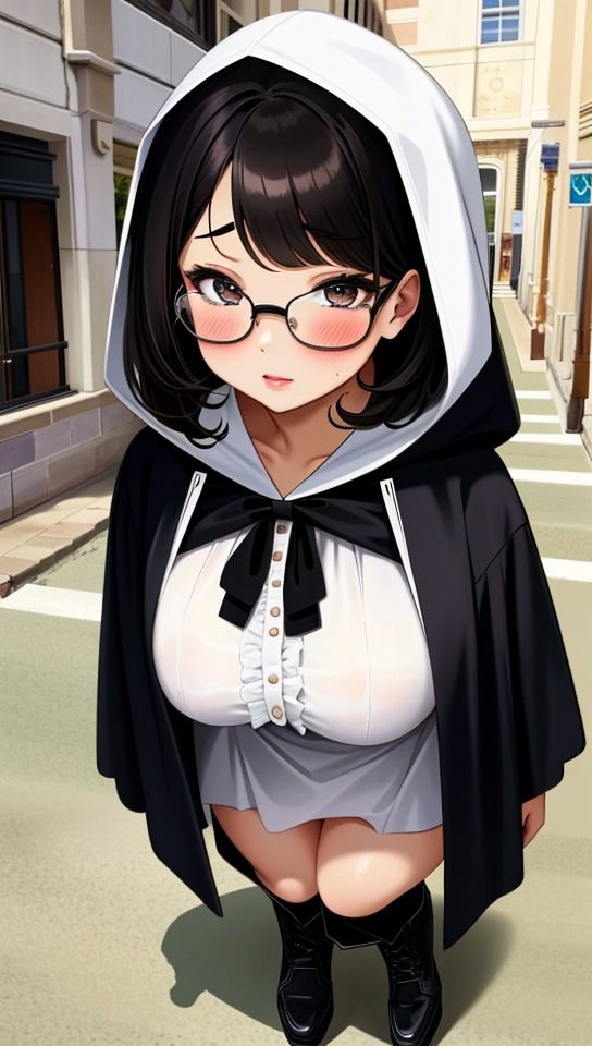 サンプル画像3:同級生のコスプレ、メガネ魔女娘編(べりーパイ) [d_307977]