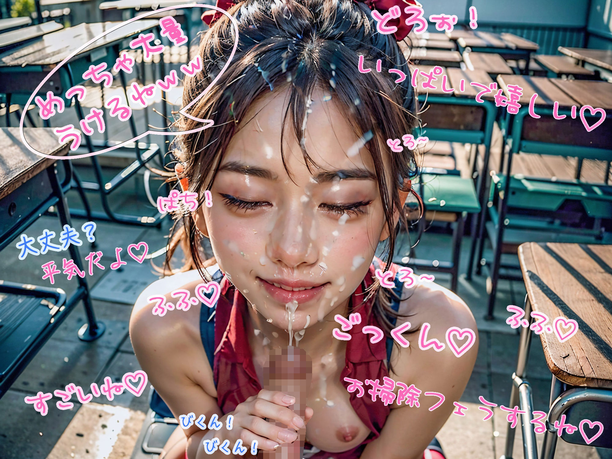 サンプル画像2:女子校生チアガールやりたい放題（前半）(urokia) [d_307992]