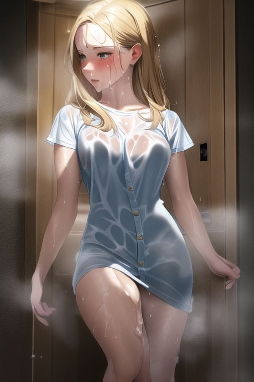 サンプル画像3:【慈善事業】濡れてる美女がいたので味見、良かったので自宅に招待して身体を温めてあげてお風呂にも入れたらお礼をしてくれた 画像100枚 （濡れ透け・自宅・フェラ・野外）(絵師たか) [d_308052]