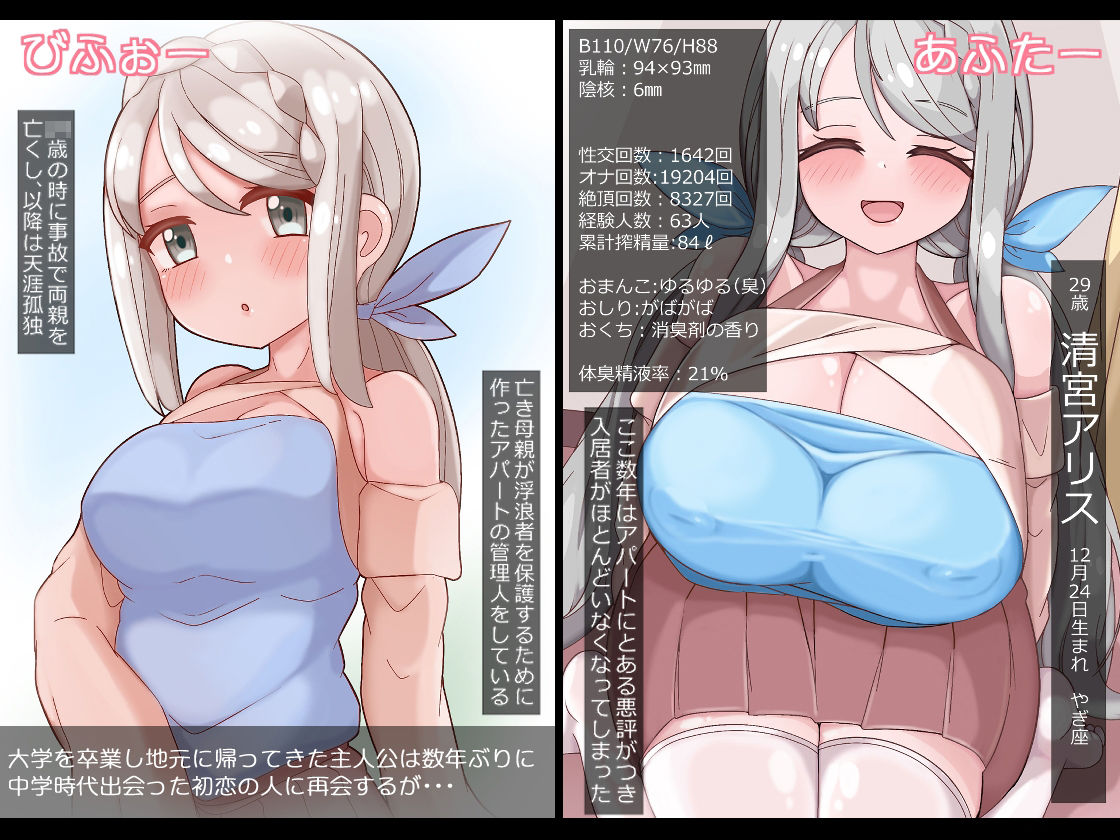 サンプル画像1:清楚でどすけべアリスさん 初恋の人はすっかりちんぽ穴(more green) [d_308152]