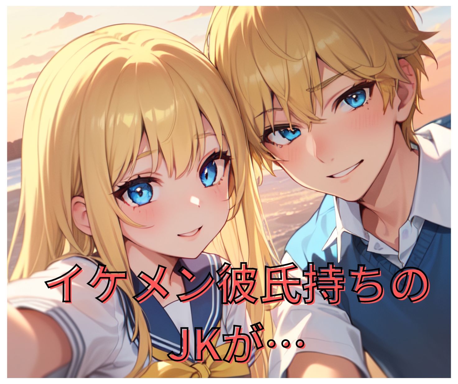 サンプル画像1:おっさんに寝取りレ●プされる金髪ギャルの彼氏持ちJK(Valhalla.) [d_308166]