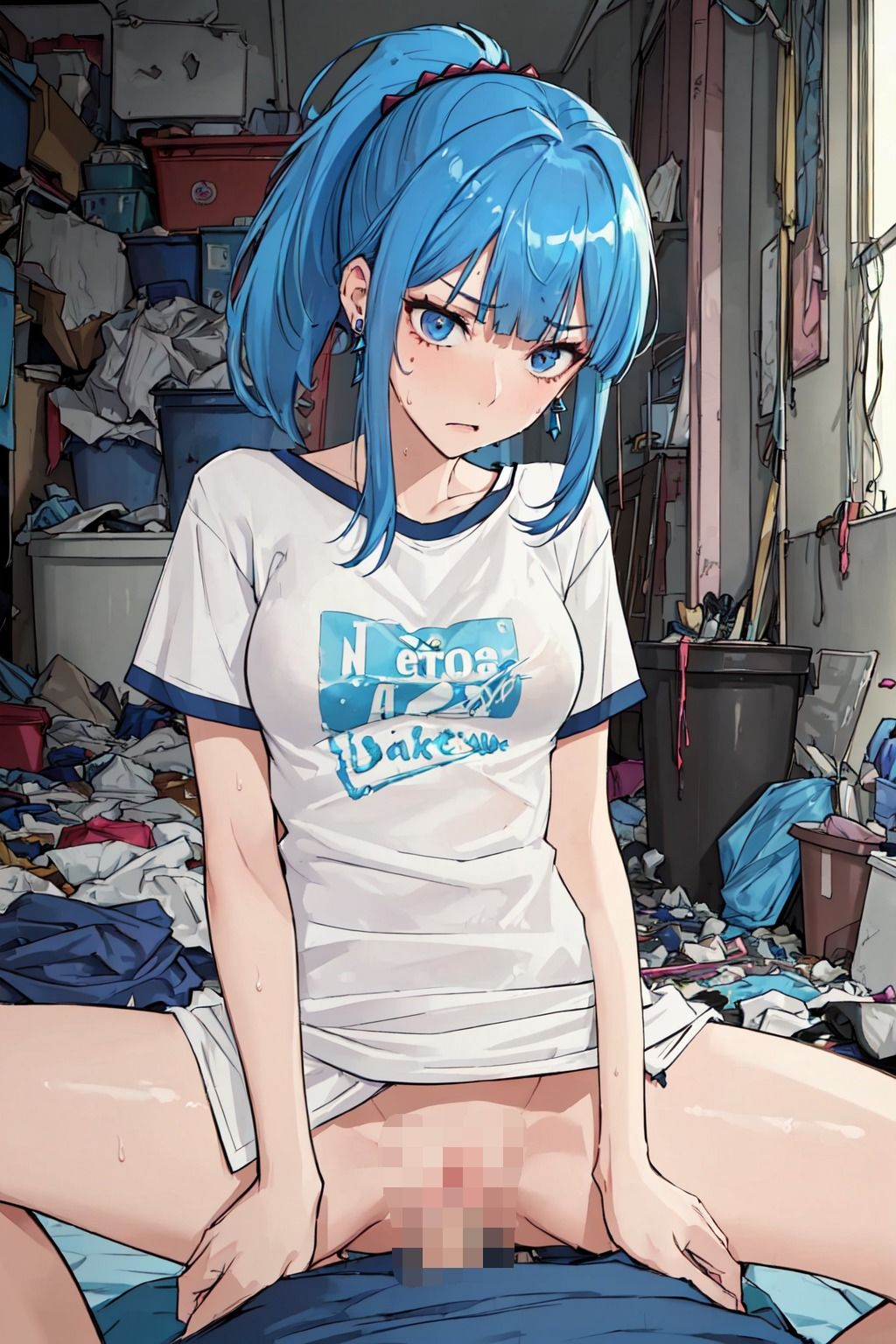 サンプル画像4:【AI作品】messy room collection vol.6(妄威) [d_308208]