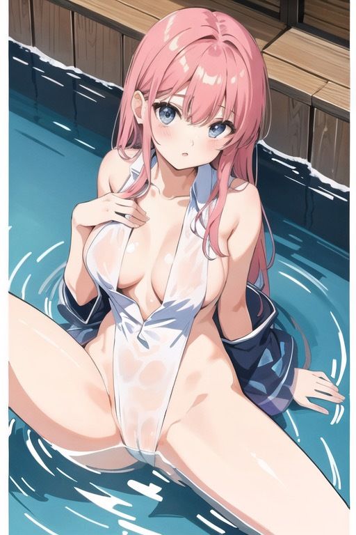 サンプル画像2:おっぱい出しちゃった！かわいい女の子のイラスト集！パート4(はるはるぽん) [d_308220]