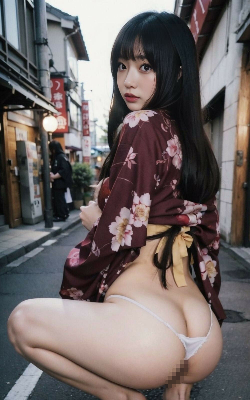 サンプル画像6:お尻がエロい浴衣女子(妄想性ノ女子) [d_308336]