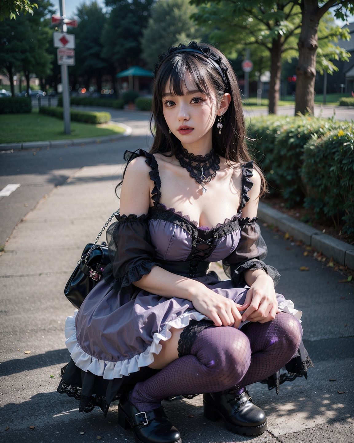 サンプル画像4:ゴスロリっ娘のおっぱいとおま〇こ(FAI文庫) [d_308384]