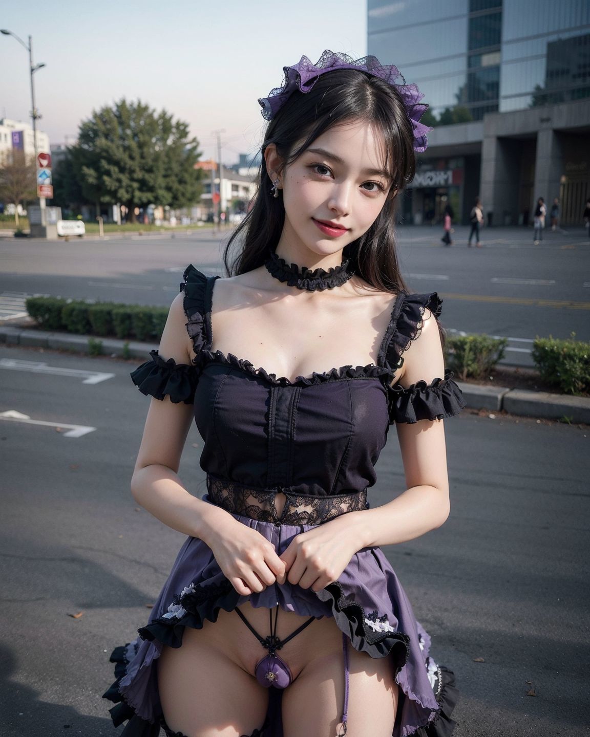 サンプル画像6:ゴスロリっ娘のおっぱいとおま〇こ(FAI文庫) [d_308384]