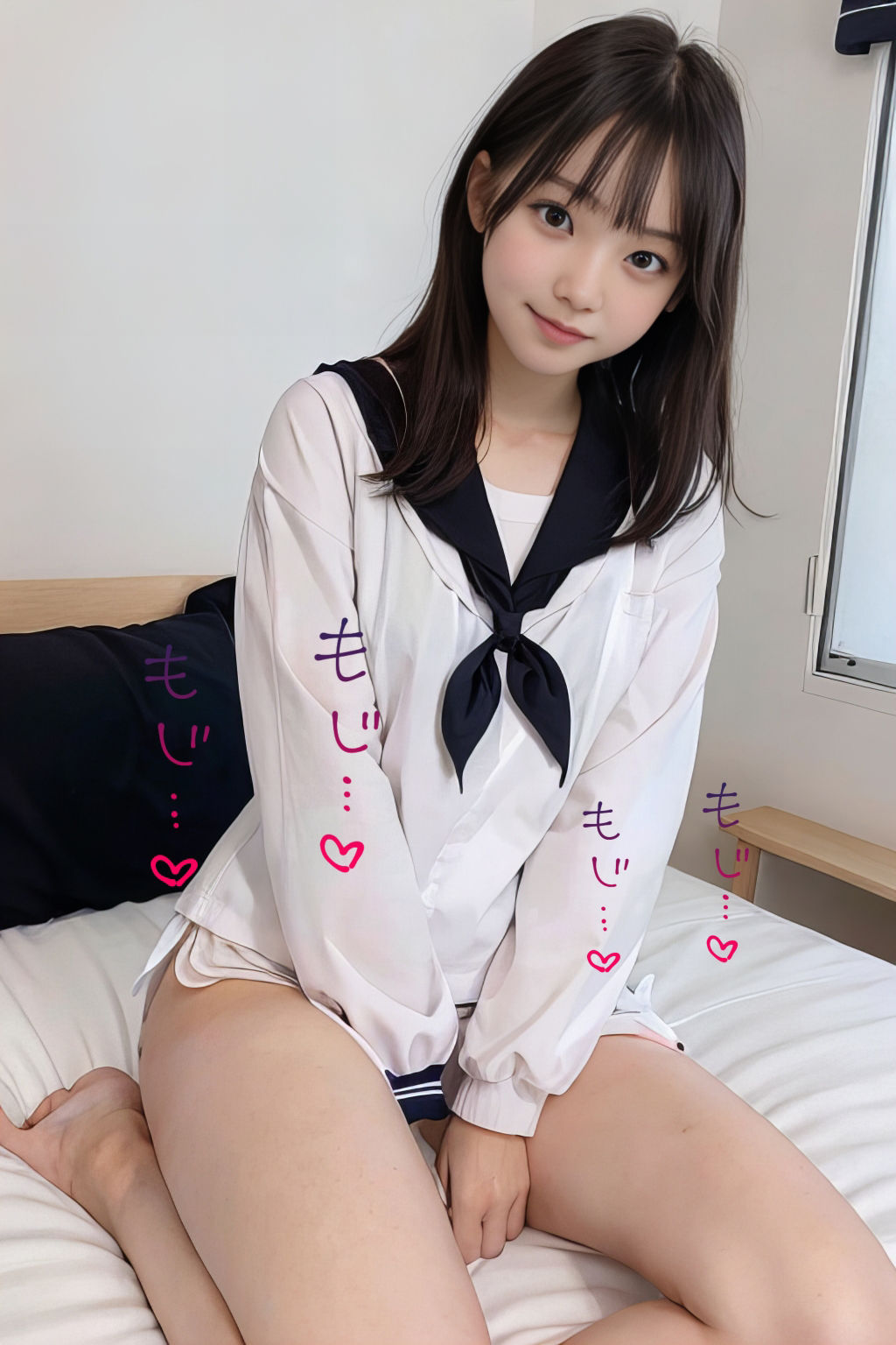 サンプル画像4:中出しされたい黒髪少女(峰島一族) [d_308488]