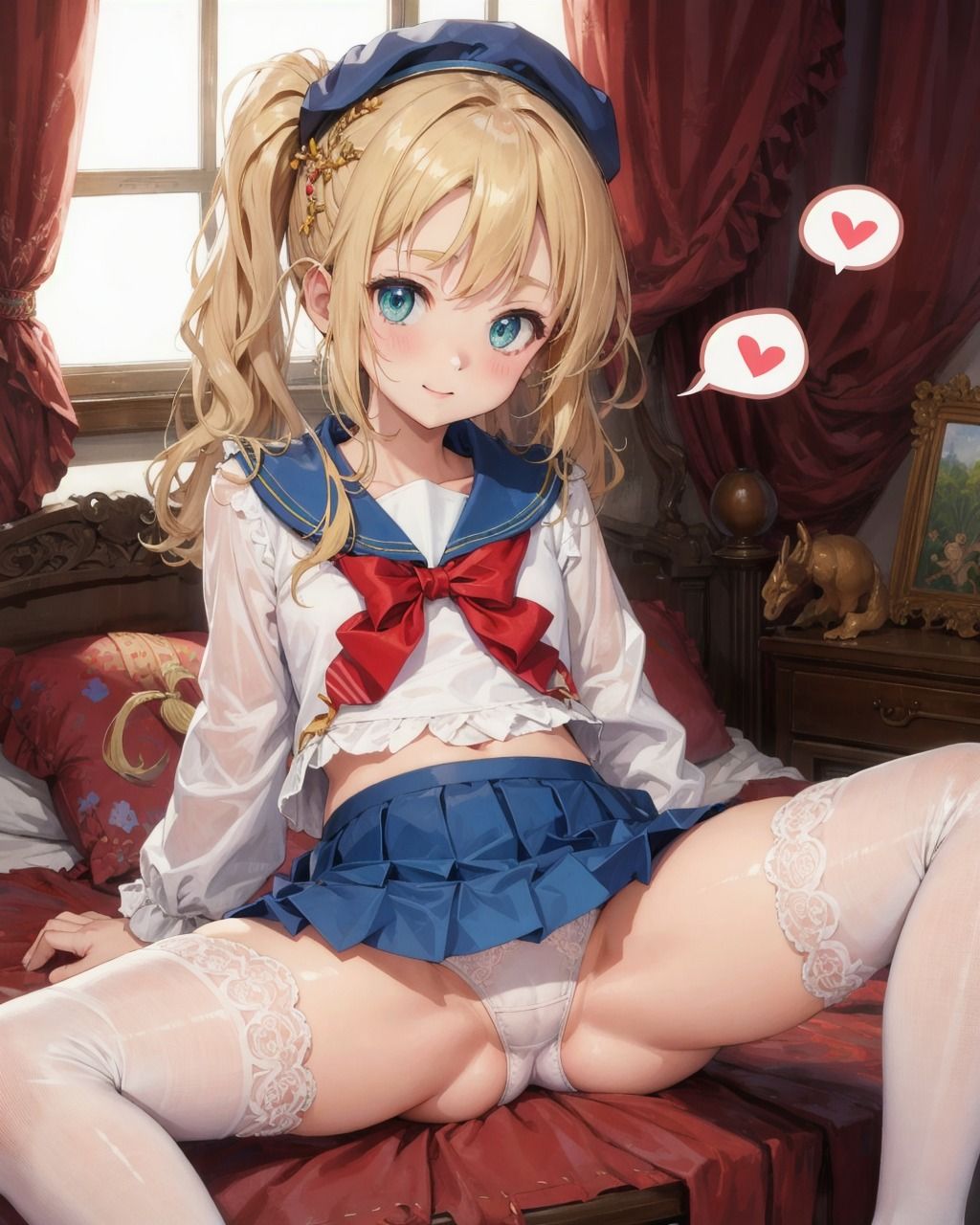 サンプル画像2:優しい挑発M字開脚 Vol.2 制服おぱんつ編 後編 （380枚）(RB26_M字開脚専門) [d_308579]