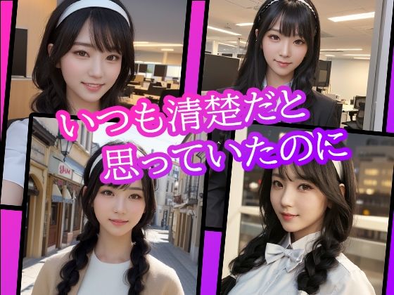 サンプル画像2:カクれビッチ クロカミちゃん(サイコロ) [d_308692]