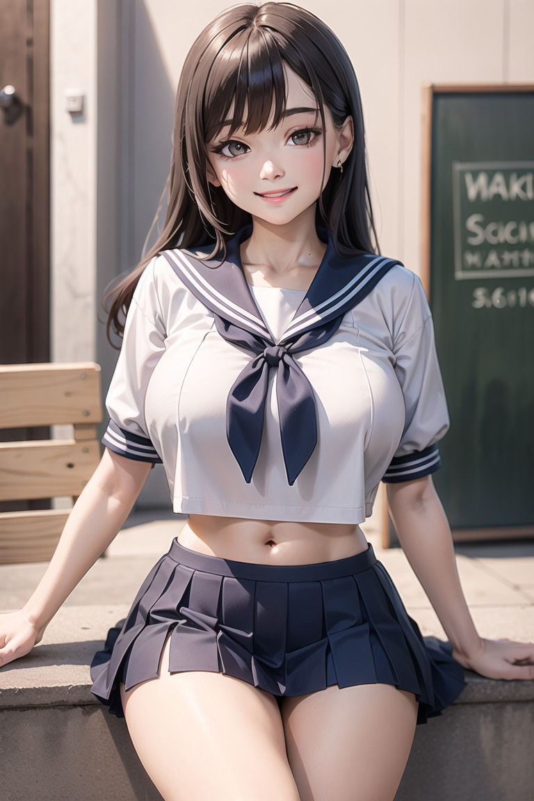 サンプル画像1:これが私たちの学校性活(maria.ai.art) [d_308724]