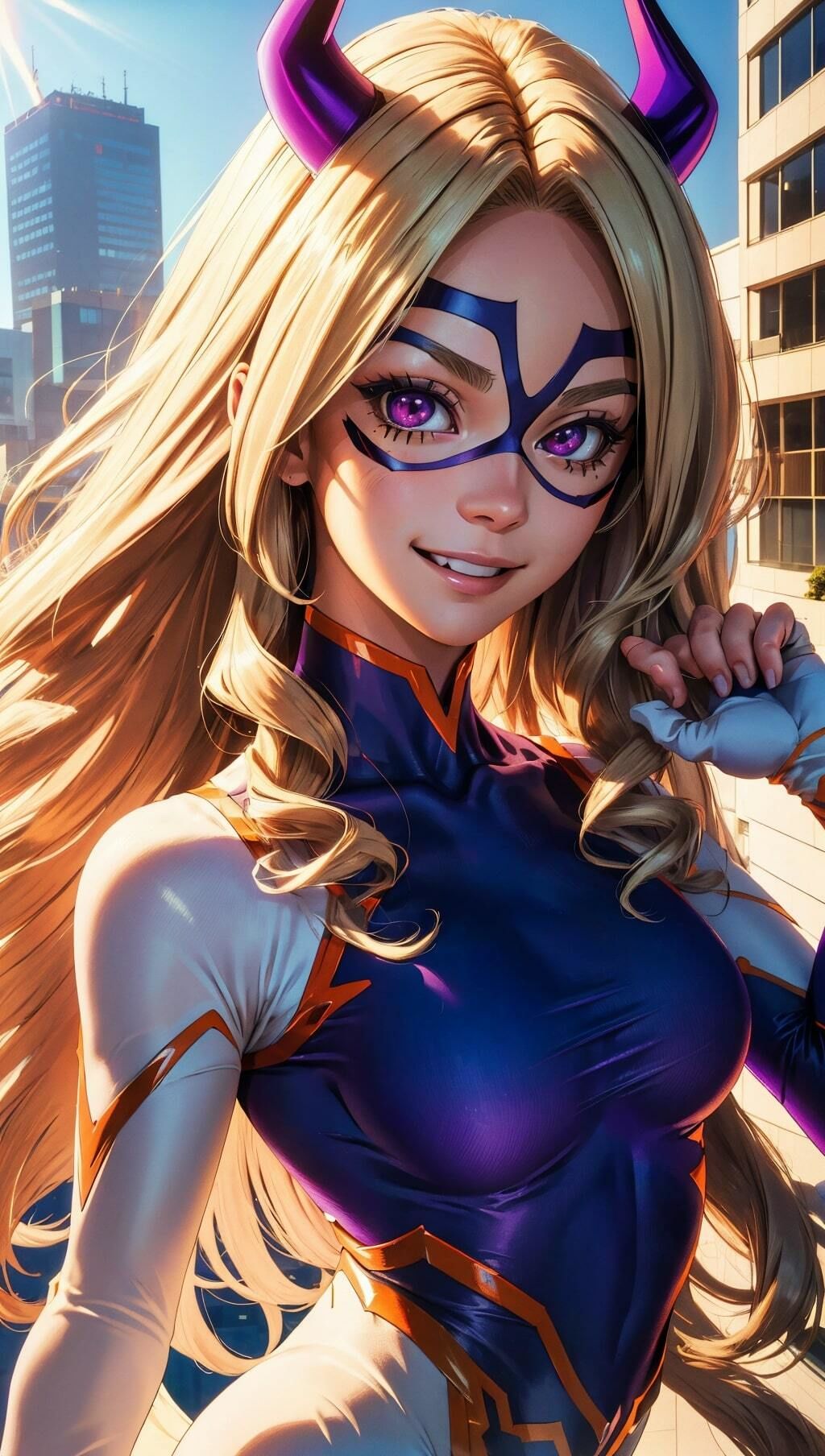 サンプル画像1:Mt.レディ VS 巨大触手(新井愛) [d_308737]