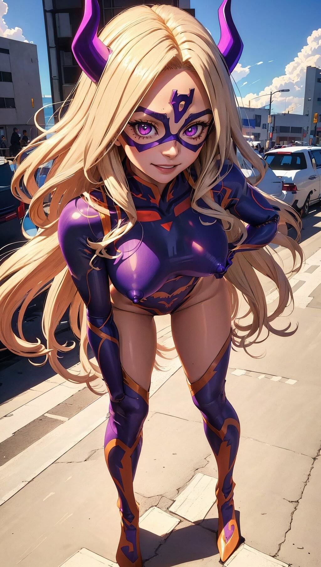 サンプル画像2:Mt.レディ VS 巨大触手(新井愛) [d_308737]