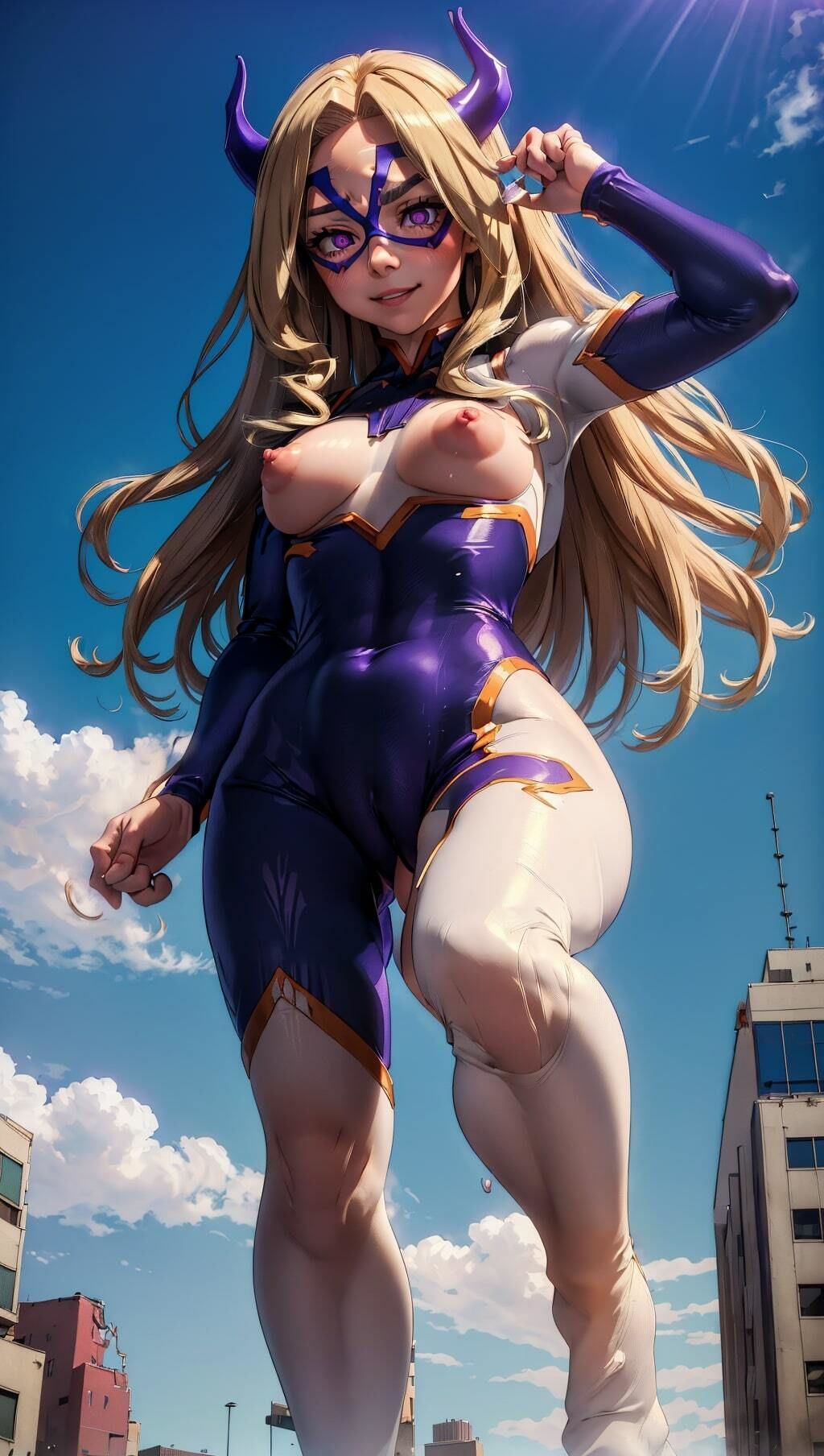 サンプル画像3:Mt.レディ VS 巨大触手(新井愛) [d_308737]