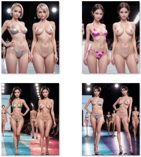 サンプル画像4:透視カメラを手に入れたので〜ビキニファッションショー編〜(秋野美女研究所) [d_308773]