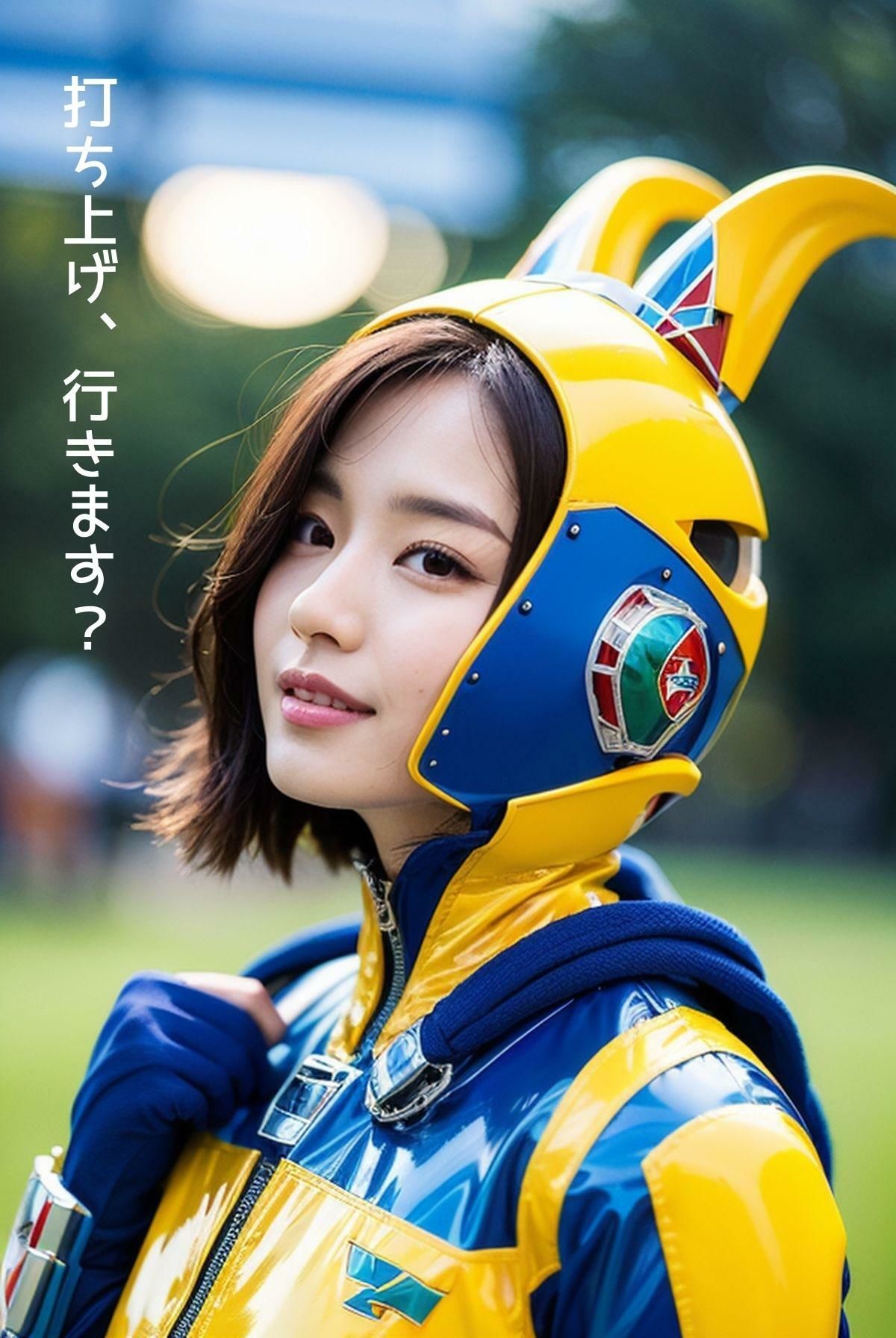 サンプル画像1:戦隊ヒロインのオフショットは過激でオトナ向け＜402枚大ボリューム＞(妄想グラビア出版) [d_308793]