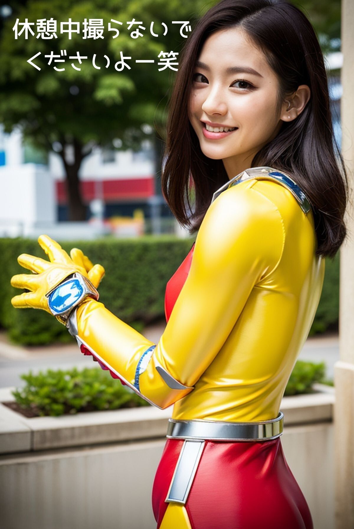 サンプル画像2:戦隊ヒロインのオフショットは過激でオトナ向け＜402枚大ボリューム＞(妄想グラビア出版) [d_308793]