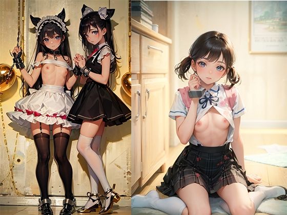 サンプル画像4:ロ○ータファッション拘束撮影会その2(あぼじ) [d_308845]