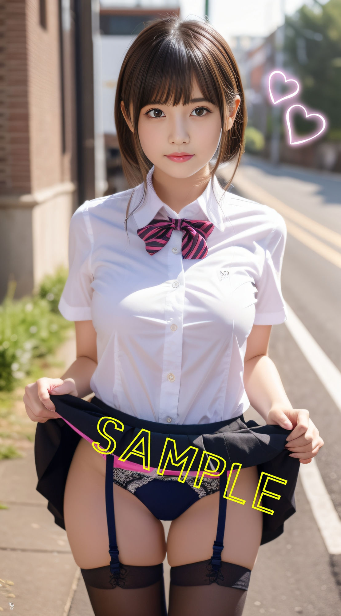 サンプル画像2:あなたのために『おパンツ、チラり』(☆AIエロ画像クリエイター☆) [d_308891]