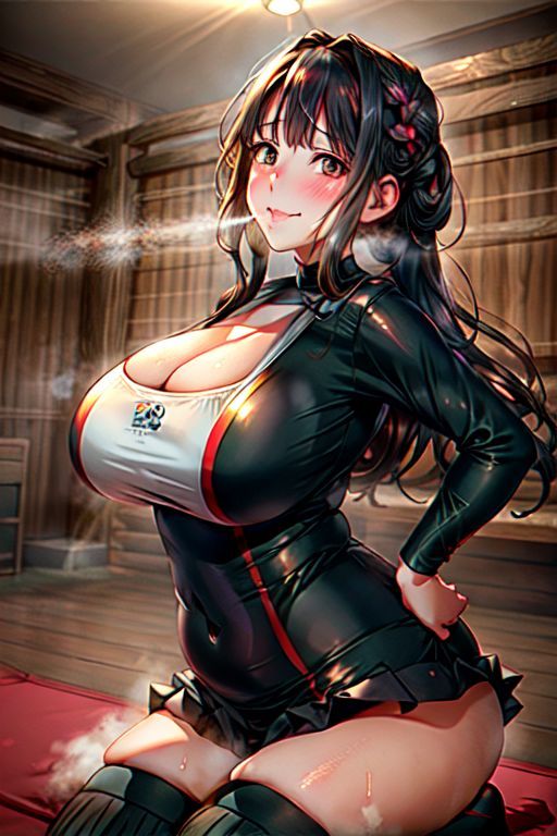 サンプル画像2:爆乳AIレオタード1(AI出版) [d_308908]