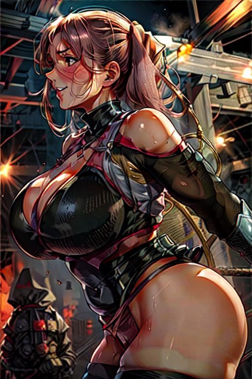 サンプル画像1:爆乳AIサスペンション1(AI出版) [d_308916]