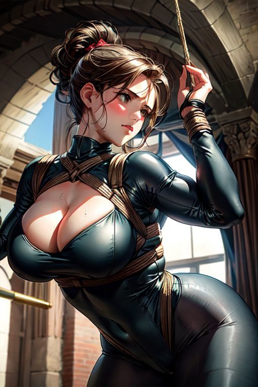 サンプル画像4:爆乳AIサスペンション1(AI出版) [d_308916]