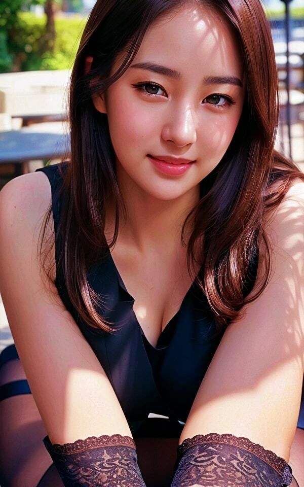 サンプル画像1:【厳選若妻】誘惑のカフェテラス-ムチムチの二の腕とアフタヌーンティを召し上がれ-(極太バッハ) [d_308925]