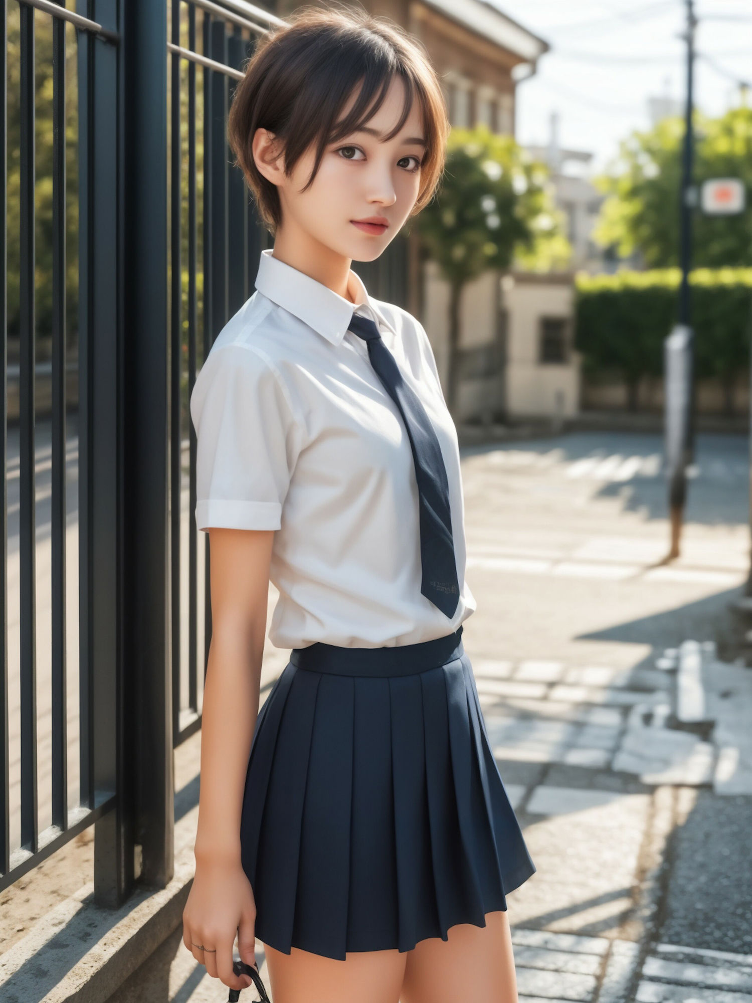 サンプル画像2:AI美女写真集 透視眼鏡 学校編(R-factory) [d_308958]