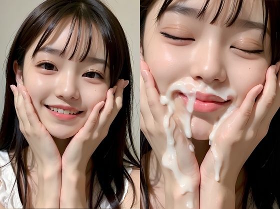 サンプル画像6:美少女アイドルにひたすら顔射(白夜倶楽部) [d_309032]