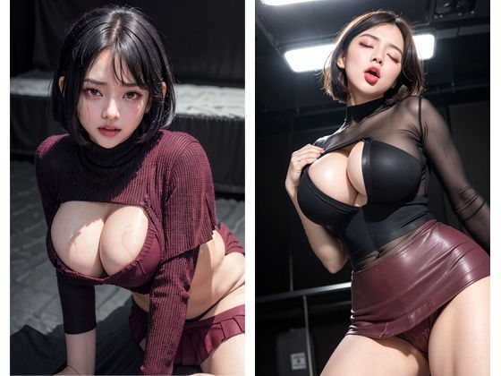 サンプル画像3:アイドルストリップダンサー(AIふぁくとりぃ) [d_309048]