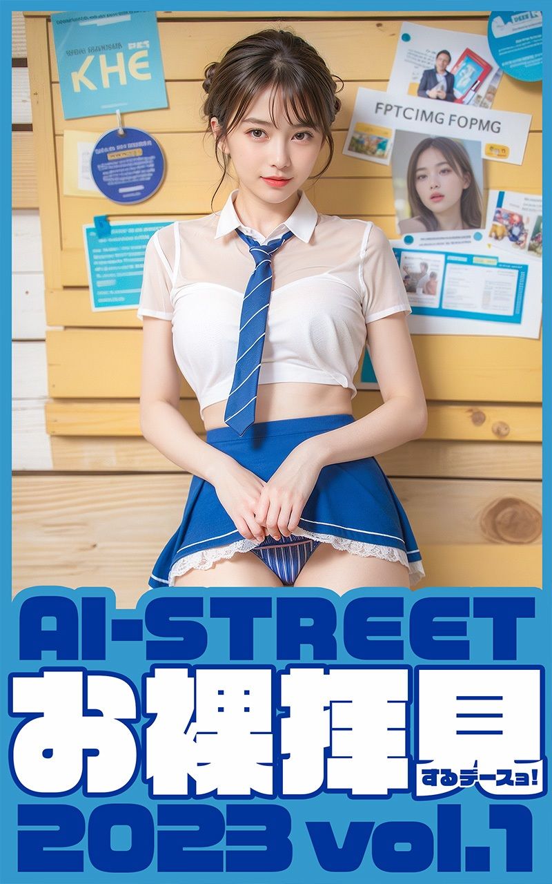 サンプル画像1:AI-STREET お裸拝見するデースョ！2023 Vol.1(エミノツカサ) [d_309049]