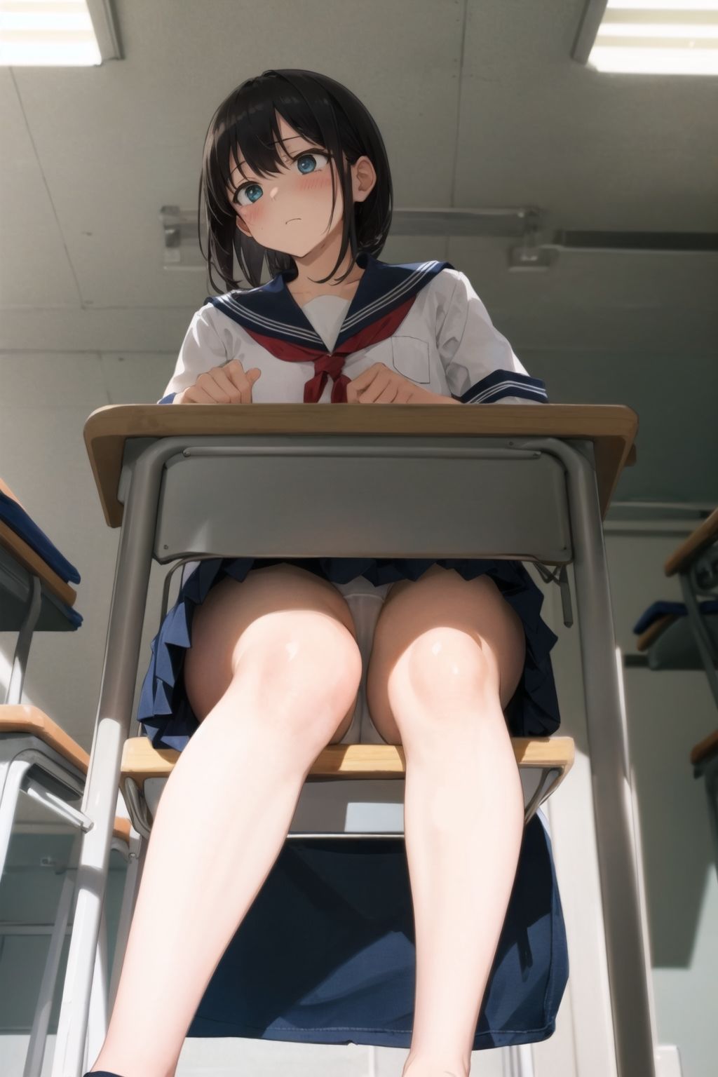 サンプル画像2:制服チラリズム(ことあっと展) [d_309146]