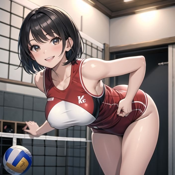 サンプル画像3:弱小バレー部のsex合宿 【パイズリ・フェラ練】(AIグラビア宝庫) [d_309181]